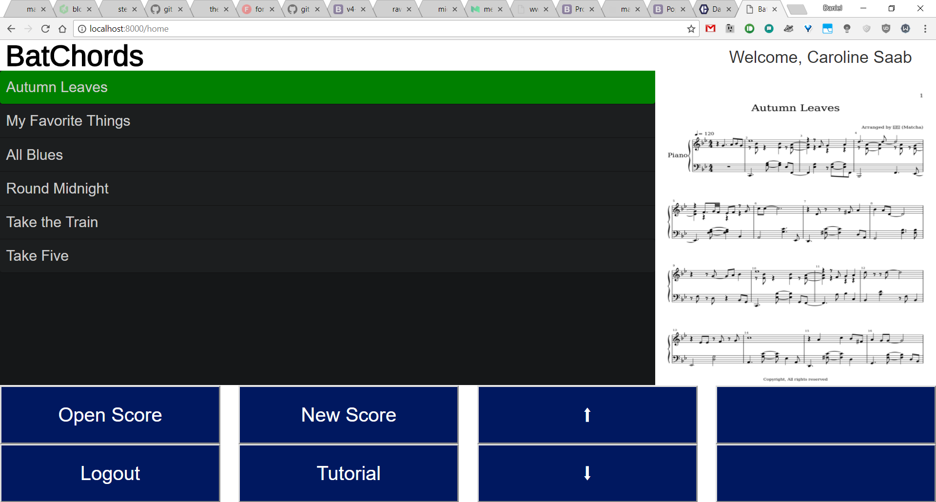 Batchords File Menu