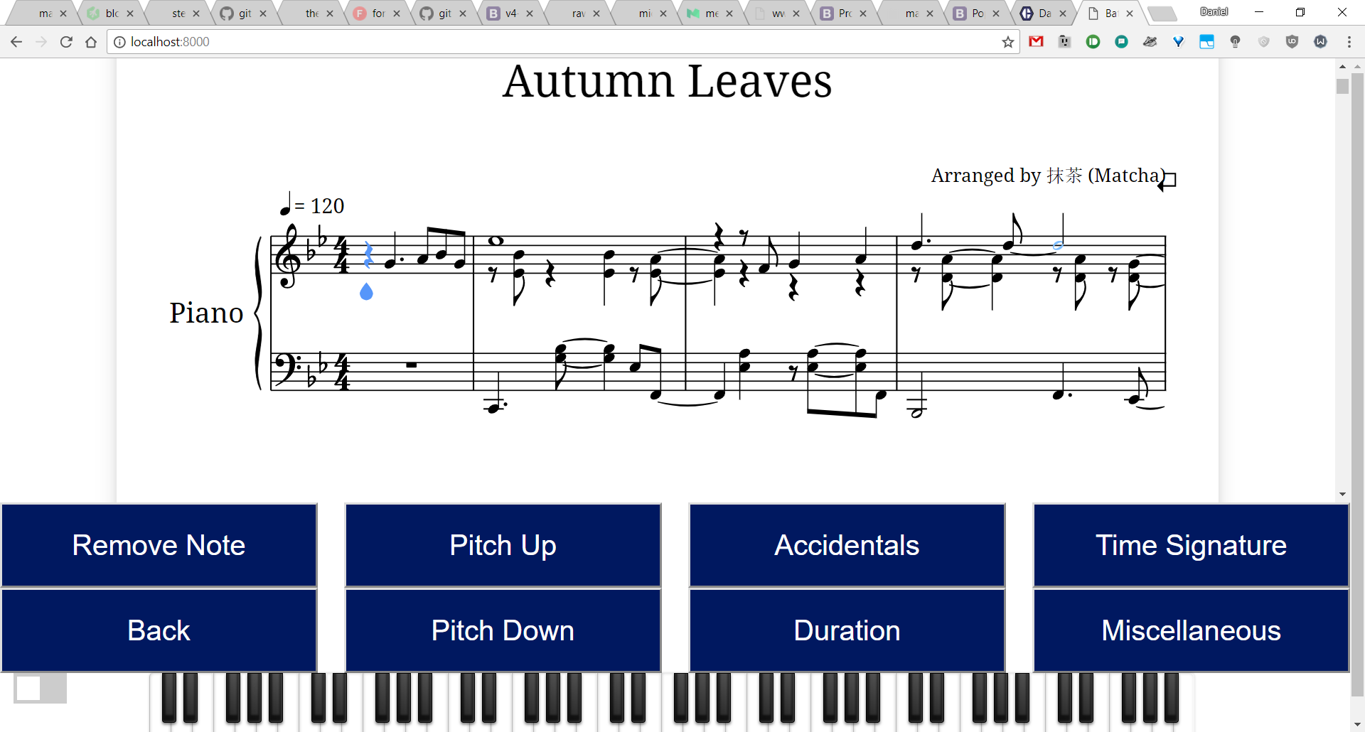 Batchords Main Menu