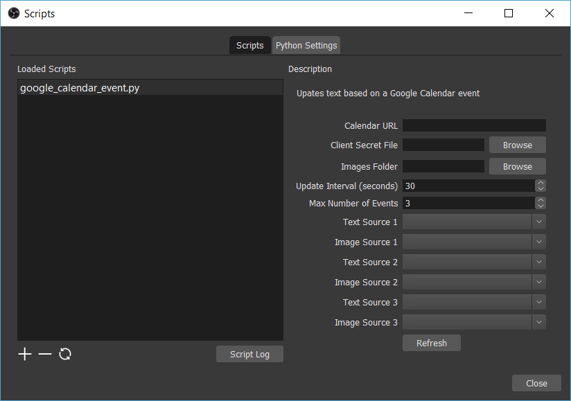 OBS script